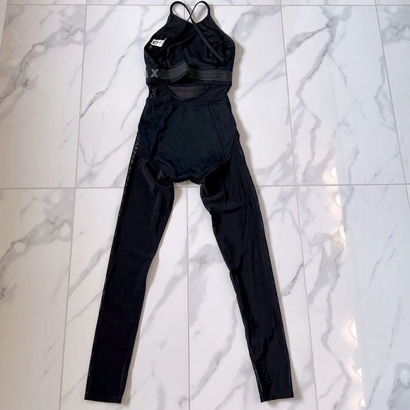 Jo + Jax Fame Uni Dance Unitard One Piece In Classic Black Girl’s YL - Picture 6 of 14